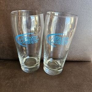 Bud Light Beer Glasses